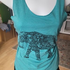 3/$30- Adorable Elephant Tank Top